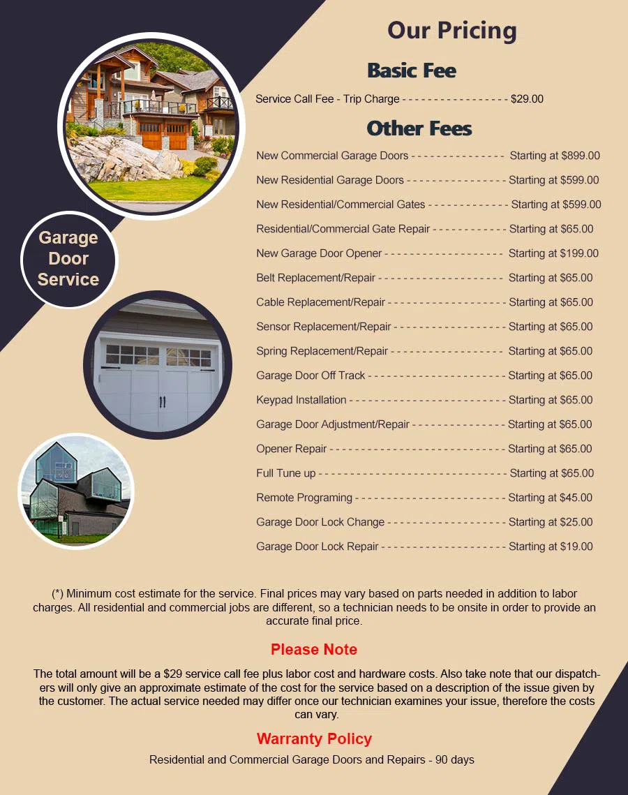 Garage Door Mobile Service Ridgefield, WA 360-514-9020